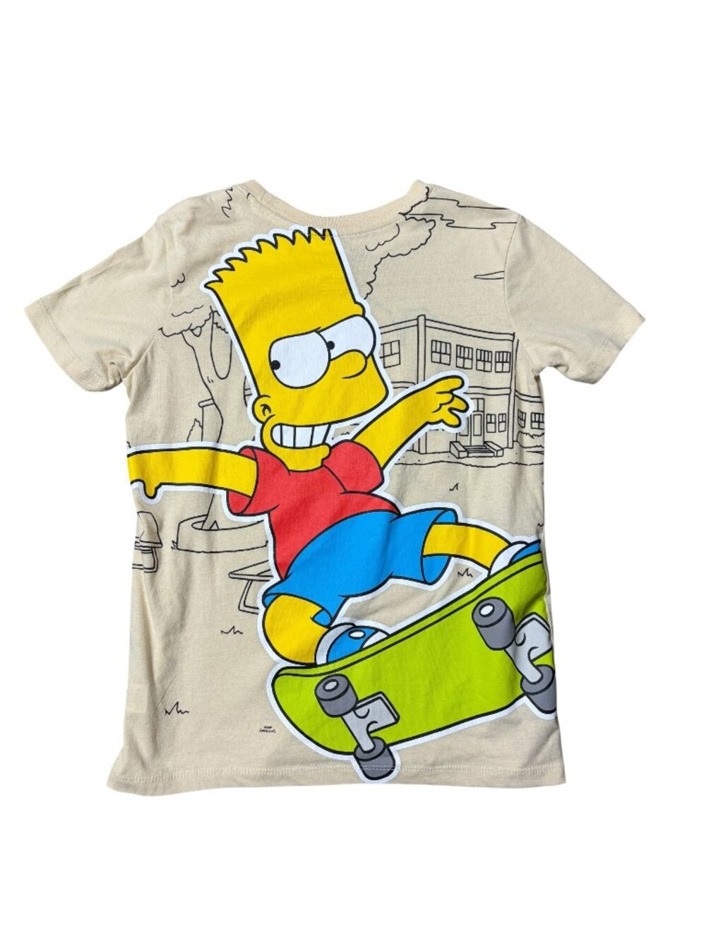 The Simpsons 100% Bart T-shirt Boys Size 10/12